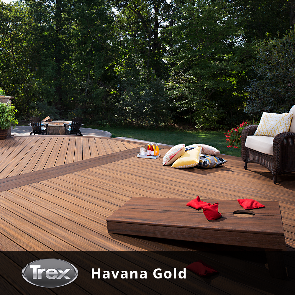 trex composite decking havana gold