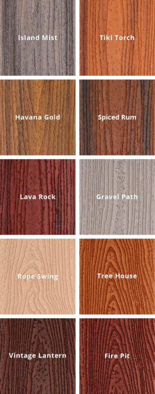 Trex Colors | Chattanooga Exteriors