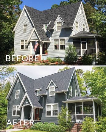 before and after residing